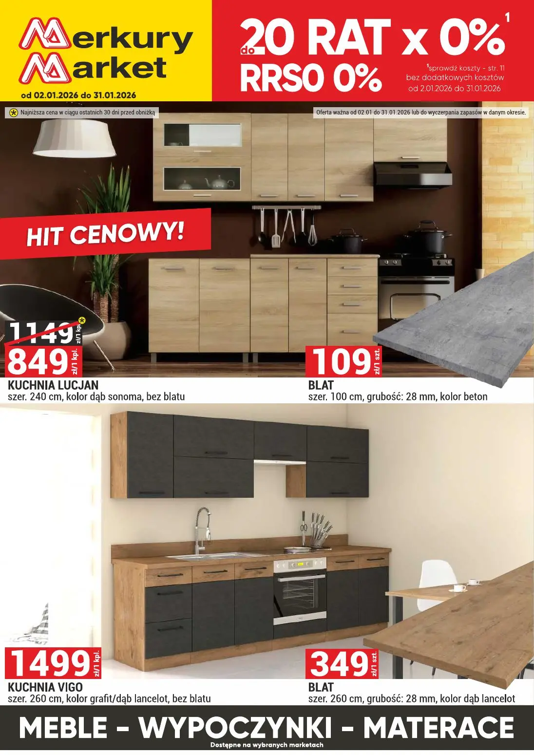 gazetka promocyjna Merkury Market Meble - Strona 1