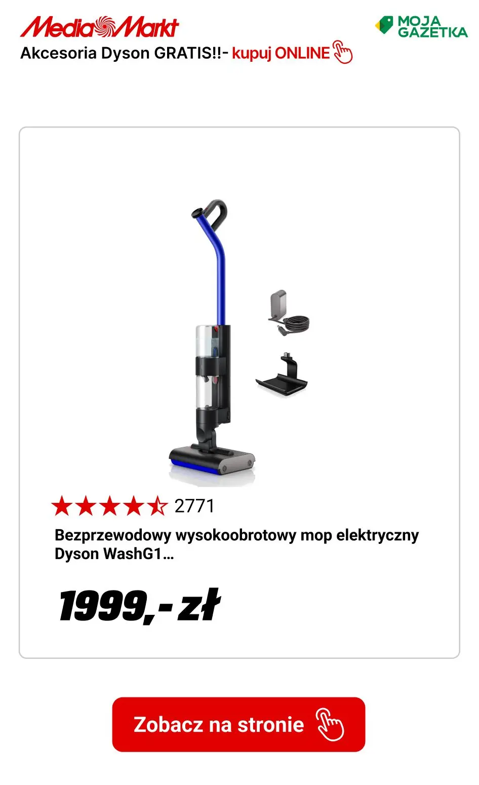 gazetka promocyjna Media Markt Odkurzacze Dyson z akcesoriami w cenie! - Strona 12