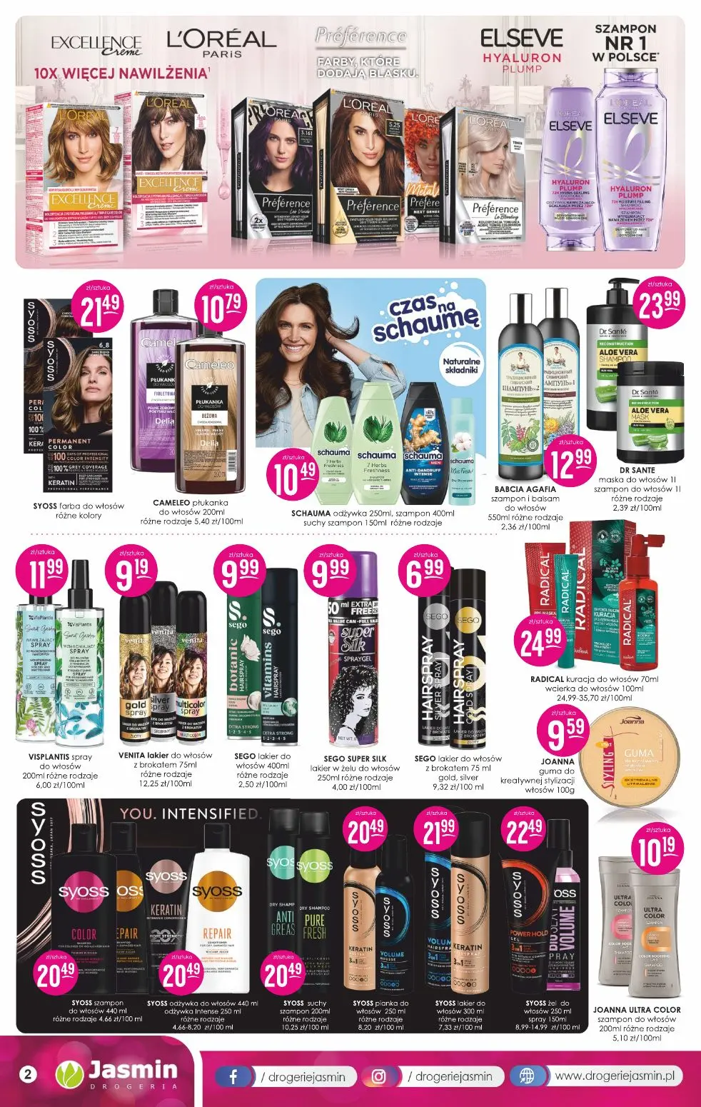 gazetka promocyjna DROGERIE JASMIN  - Strona 2