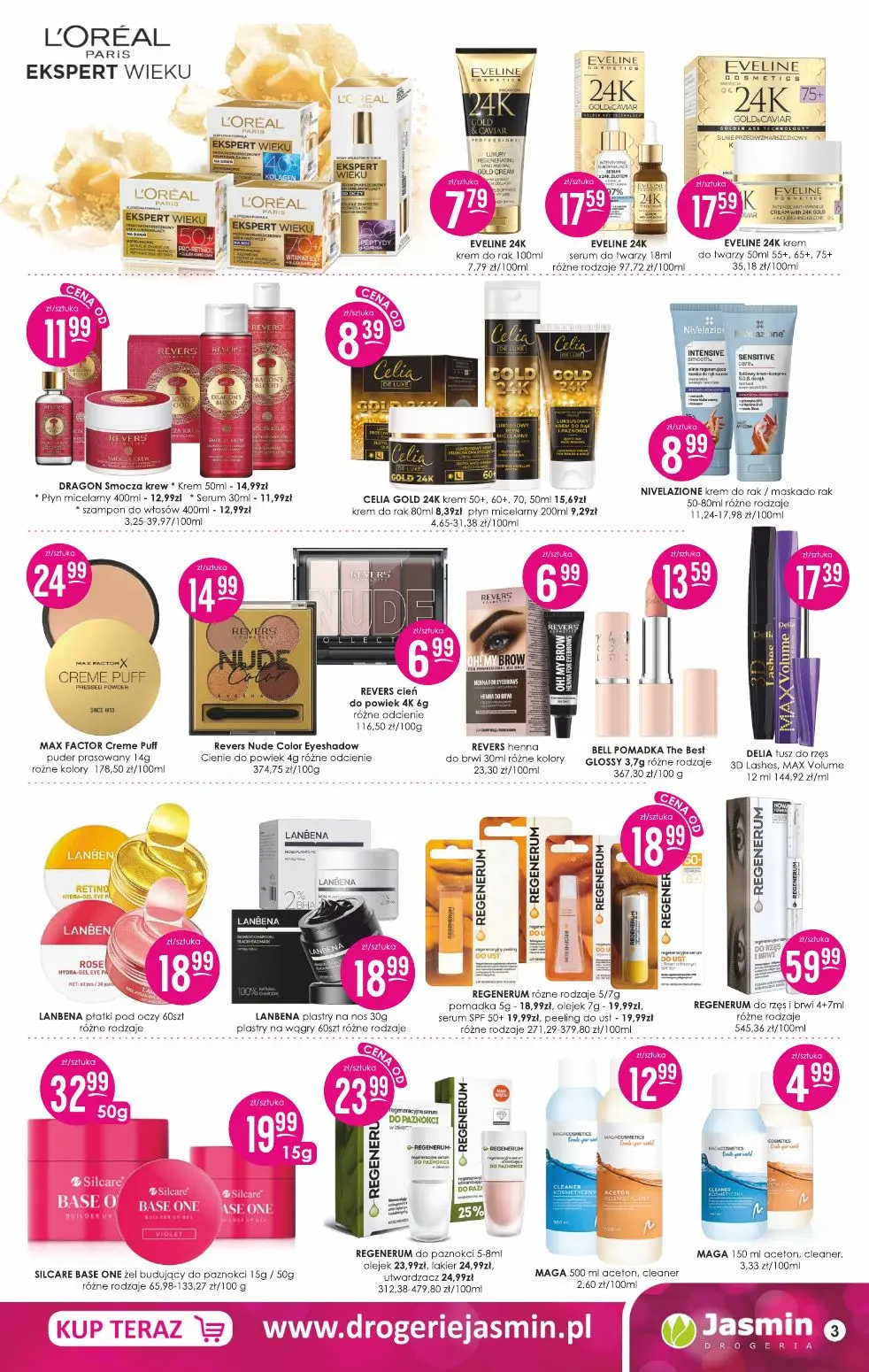 gazetka promocyjna DROGERIE JASMIN  - Strona 3