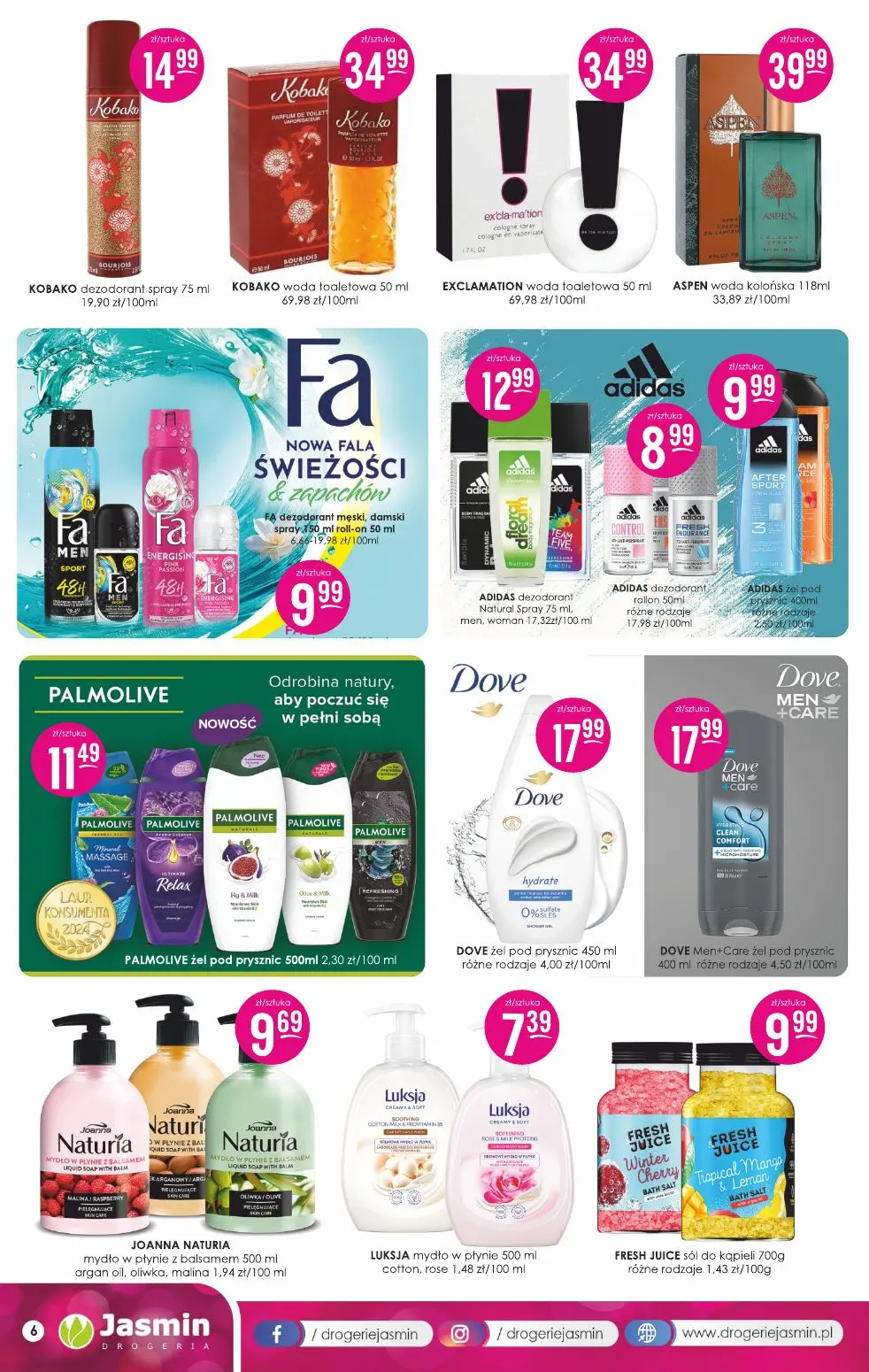 gazetka promocyjna DROGERIE JASMIN  - Strona 6