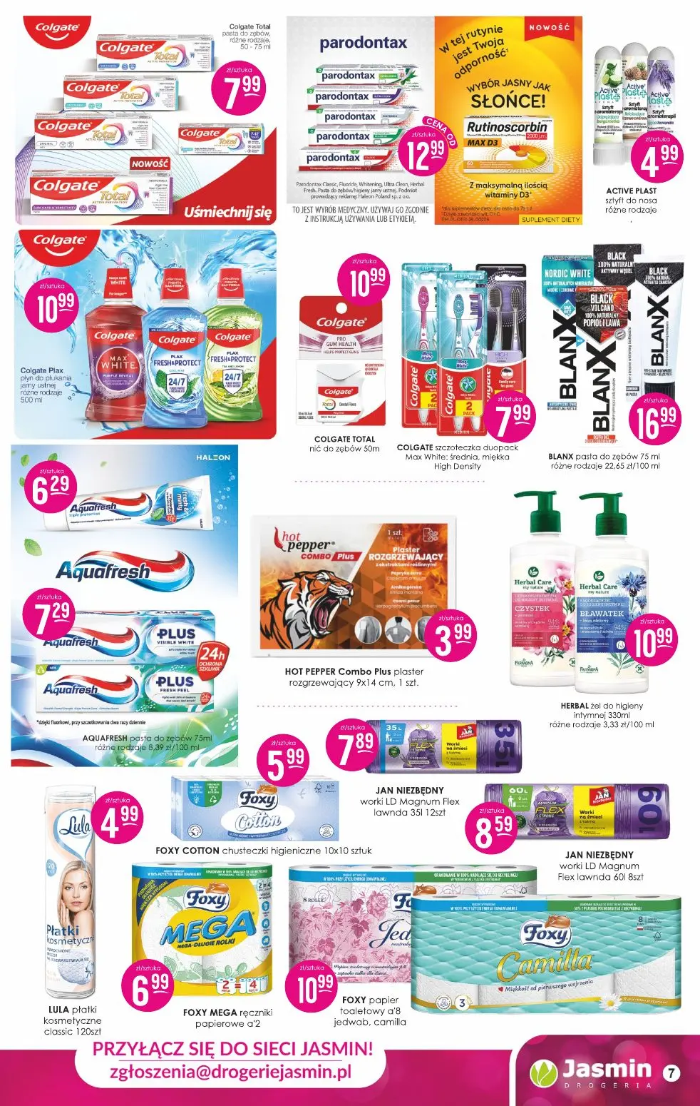 gazetka promocyjna DROGERIE JASMIN  - Strona 7