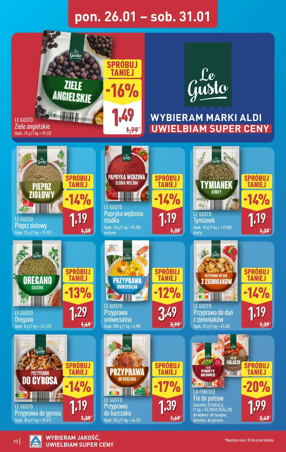 gazetka promocyjna ALDI Wybieram ALDI - Strona 10