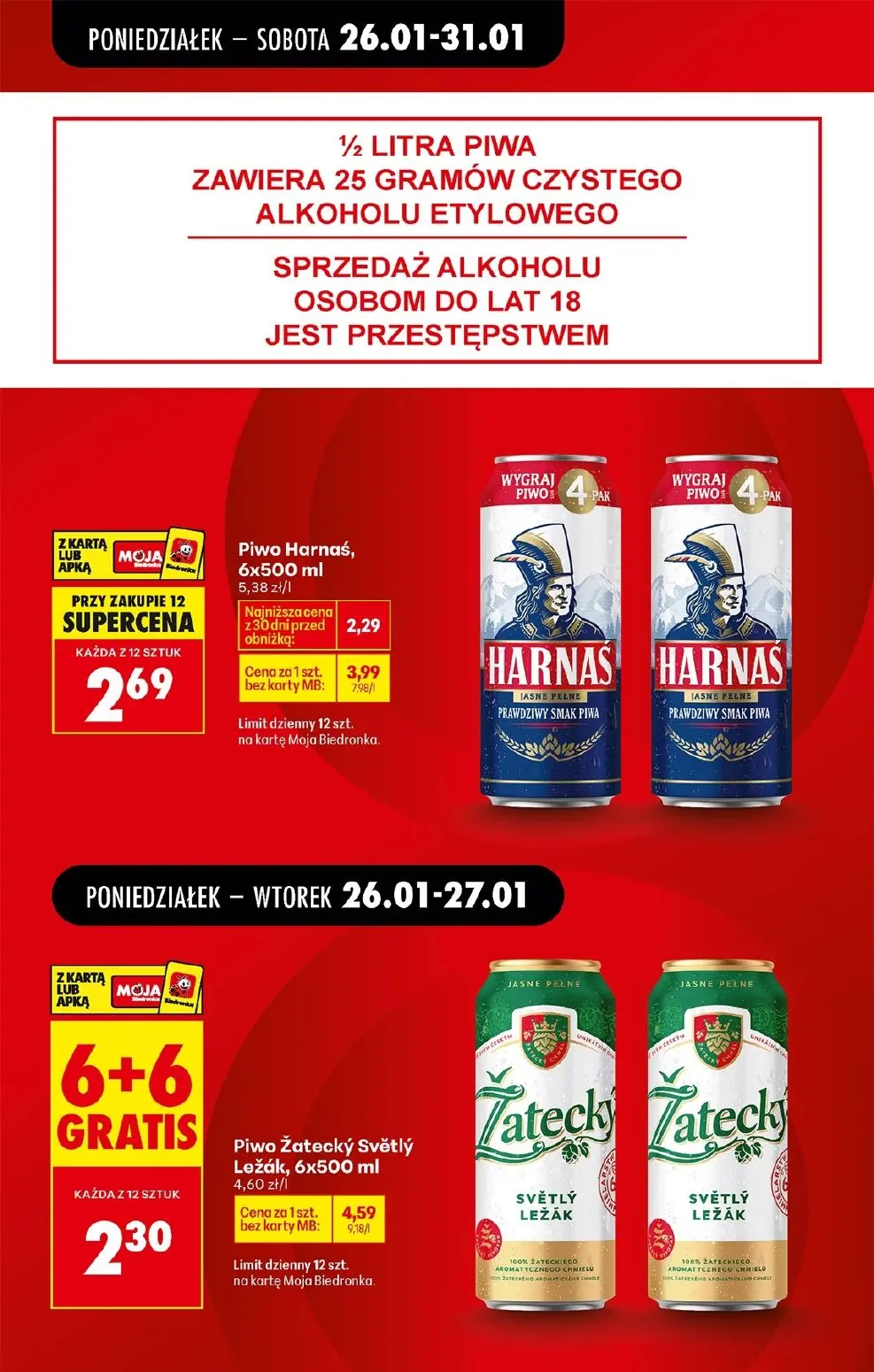 gazetka promocyjna Biedronka Od poniedziałku. Lada tradycyjna - Strona 13