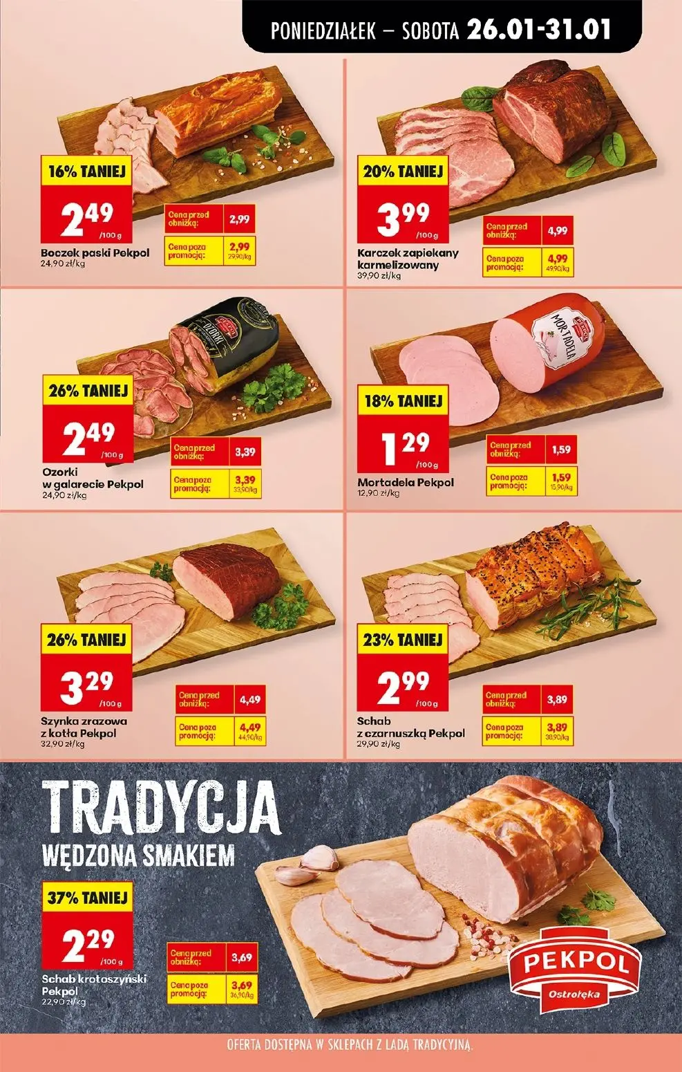 gazetka promocyjna Biedronka Od poniedziałku. Lada tradycyjna - Strona 25