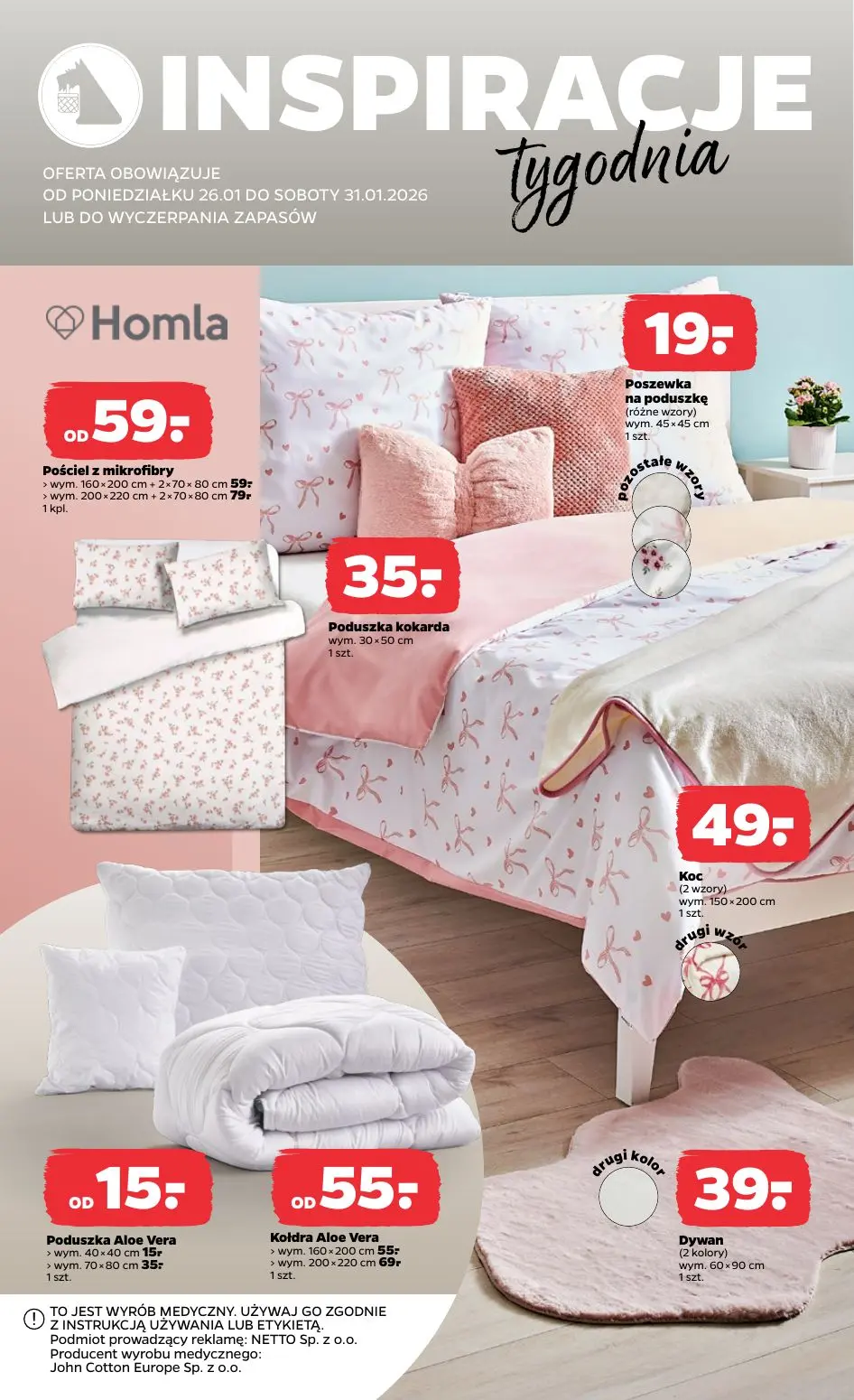 gazetka promocyjna NETTO Temat tygodnia: sypialnia - Strona 2