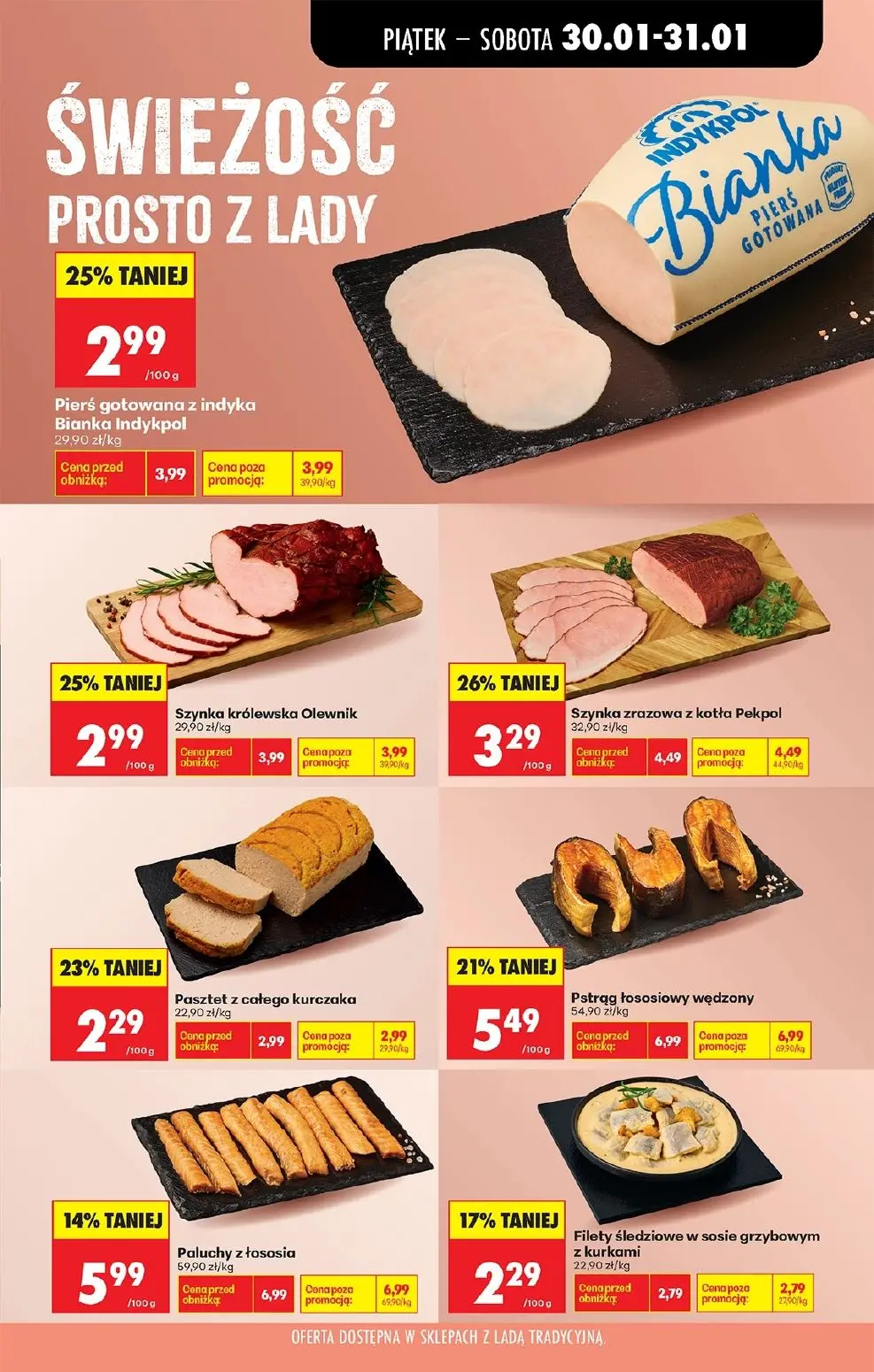 gazetka promocyjna Biedronka Od piątku - lada tradycyjna - Strona 23