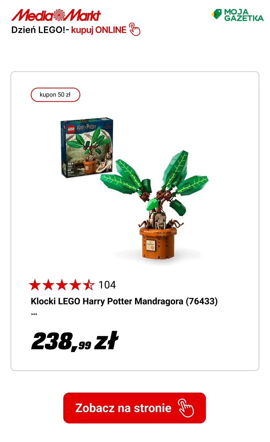 gazetka promocyjna Media Markt Dzień LEGO! - Strona 4