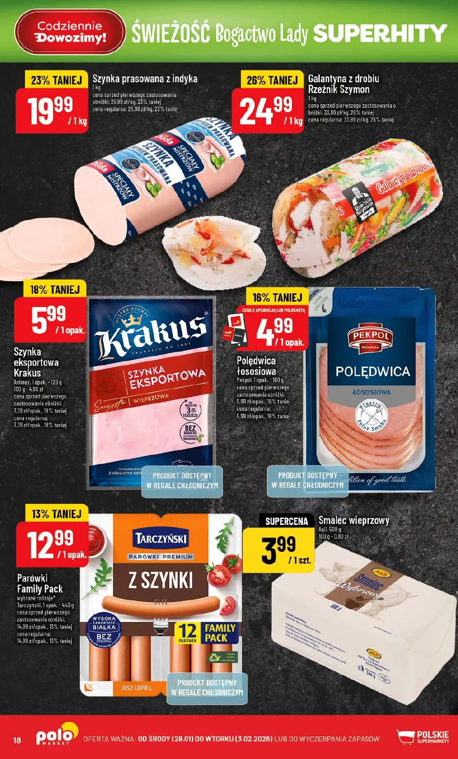 gazetka promocyjna POLOmarket Świeżość Bogactwo Lady Superhity - Strona 18