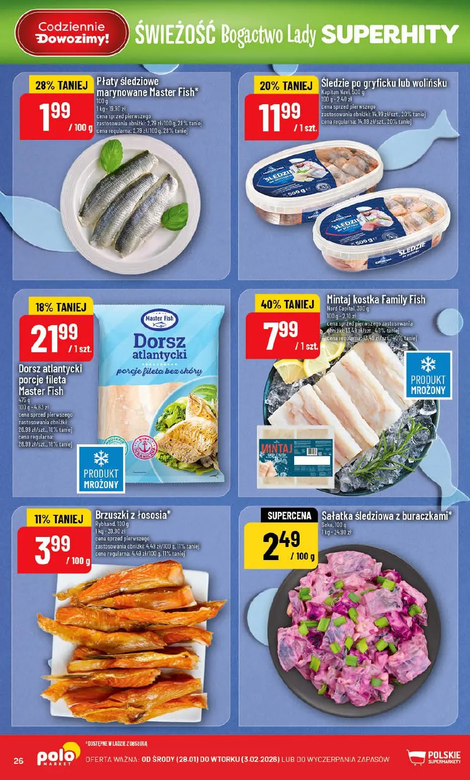 gazetka promocyjna POLOmarket Świeżość Bogactwo Lady Superhity - Strona 26