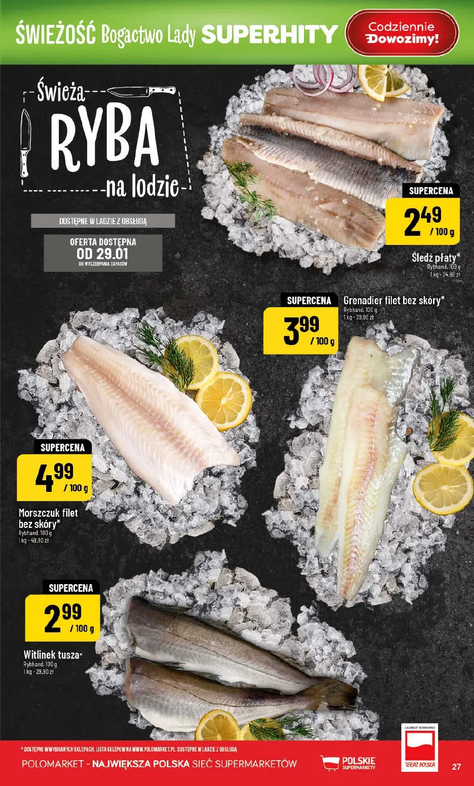 gazetka promocyjna POLOmarket Świeżość Bogactwo Lady Superhity - Strona 27