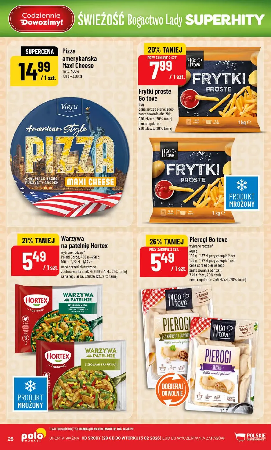 gazetka promocyjna POLOmarket Świeżość Bogactwo Lady Superhity - Strona 28