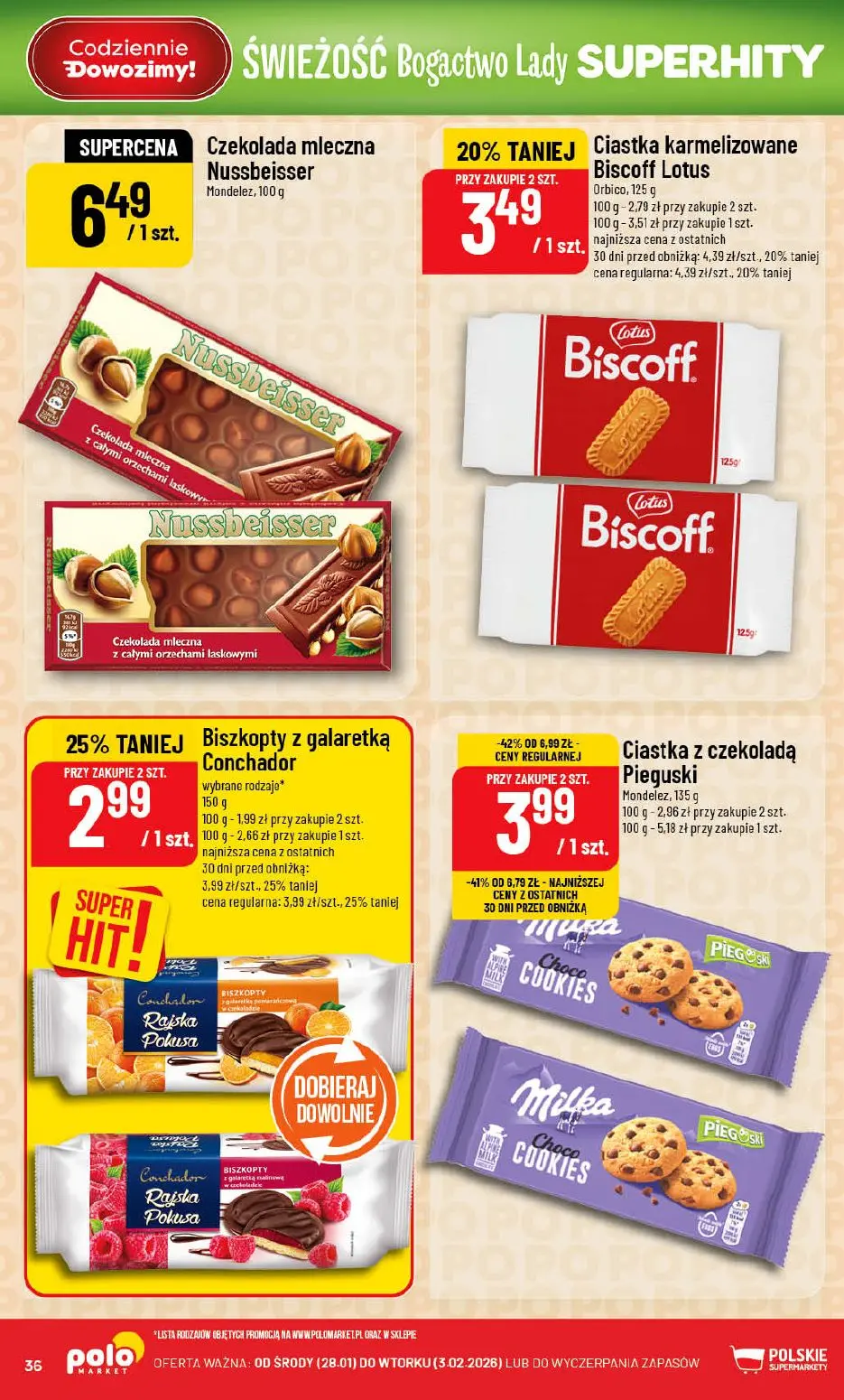 gazetka promocyjna POLOmarket Świeżość Bogactwo Lady Superhity - Strona 36