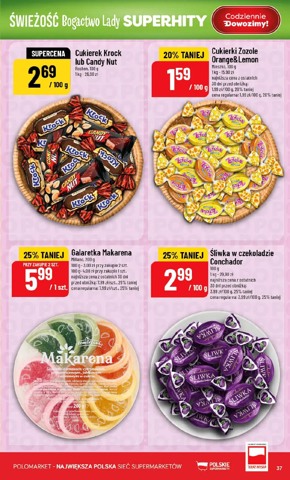 gazetka promocyjna POLOmarket Świeżość Bogactwo Lady Superhity - Strona 37