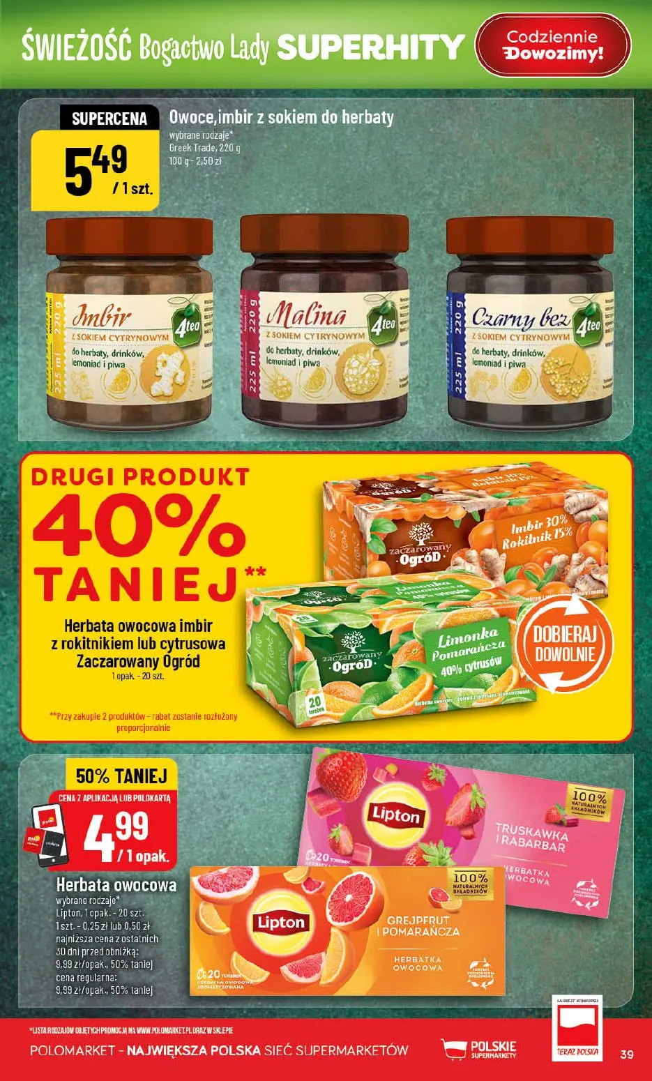 gazetka promocyjna POLOmarket Świeżość Bogactwo Lady Superhity - Strona 39
