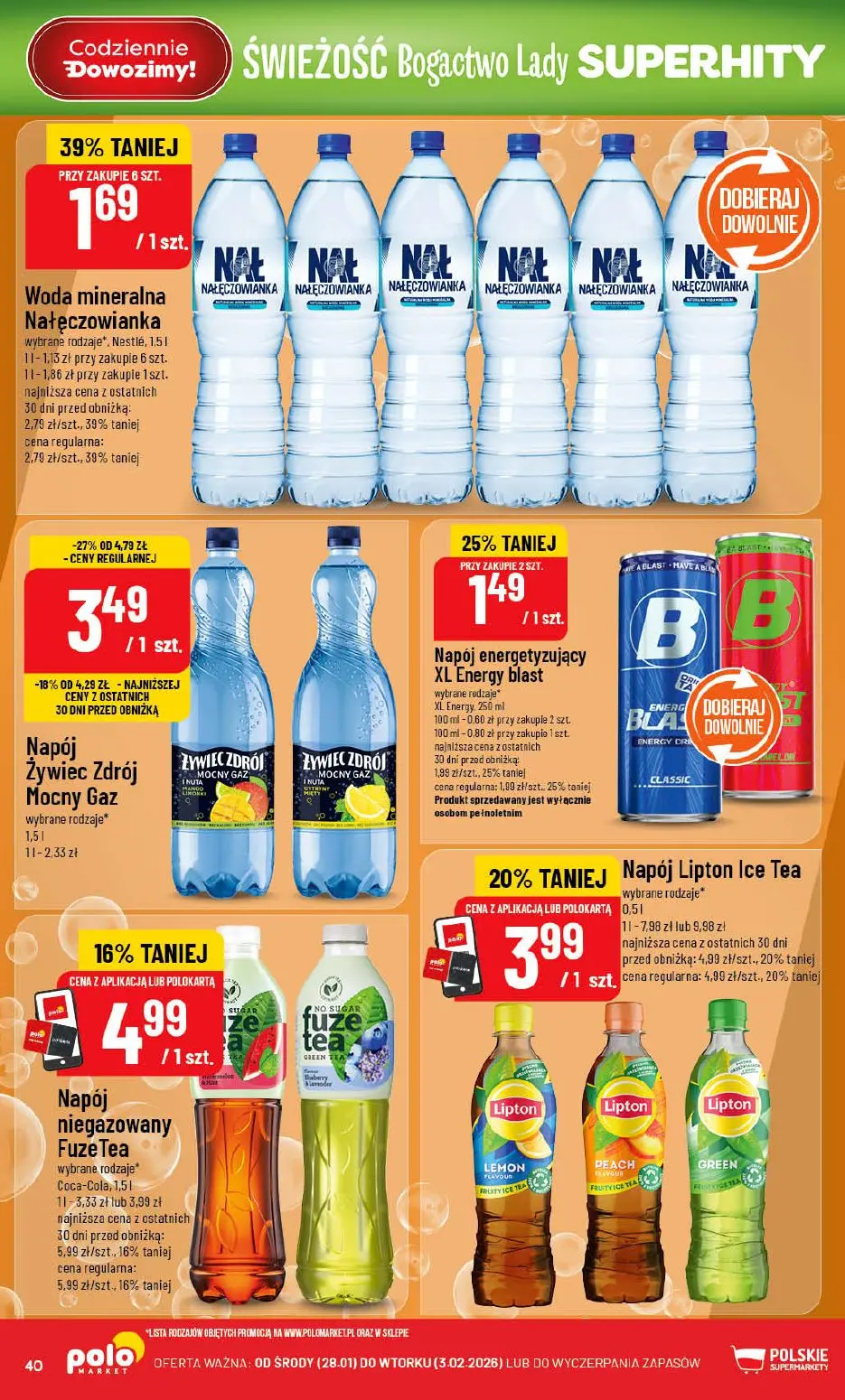 gazetka promocyjna POLOmarket Świeżość Bogactwo Lady Superhity - Strona 40