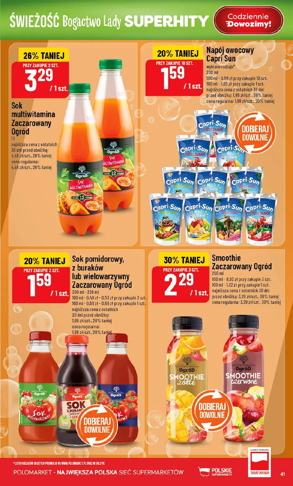 gazetka promocyjna POLOmarket Świeżość Bogactwo Lady Superhity - Strona 41