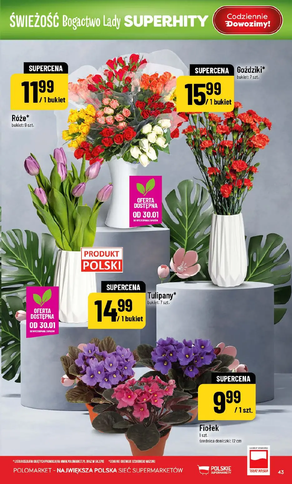 gazetka promocyjna POLOmarket Świeżość Bogactwo Lady Superhity - Strona 43