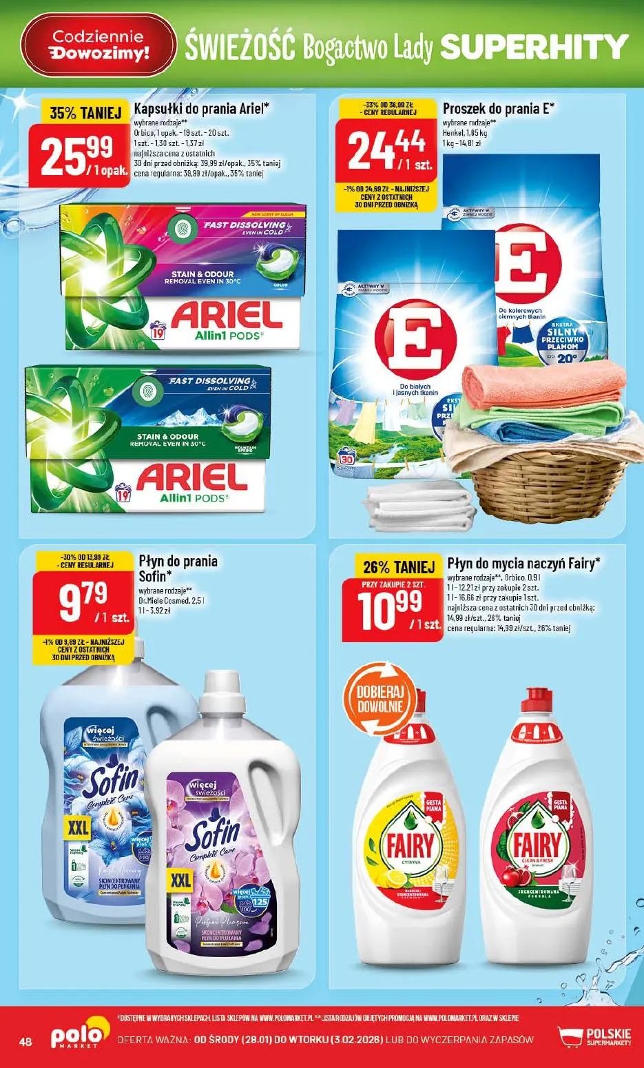 gazetka promocyjna POLOmarket Świeżość Bogactwo Lady Superhity - Strona 48