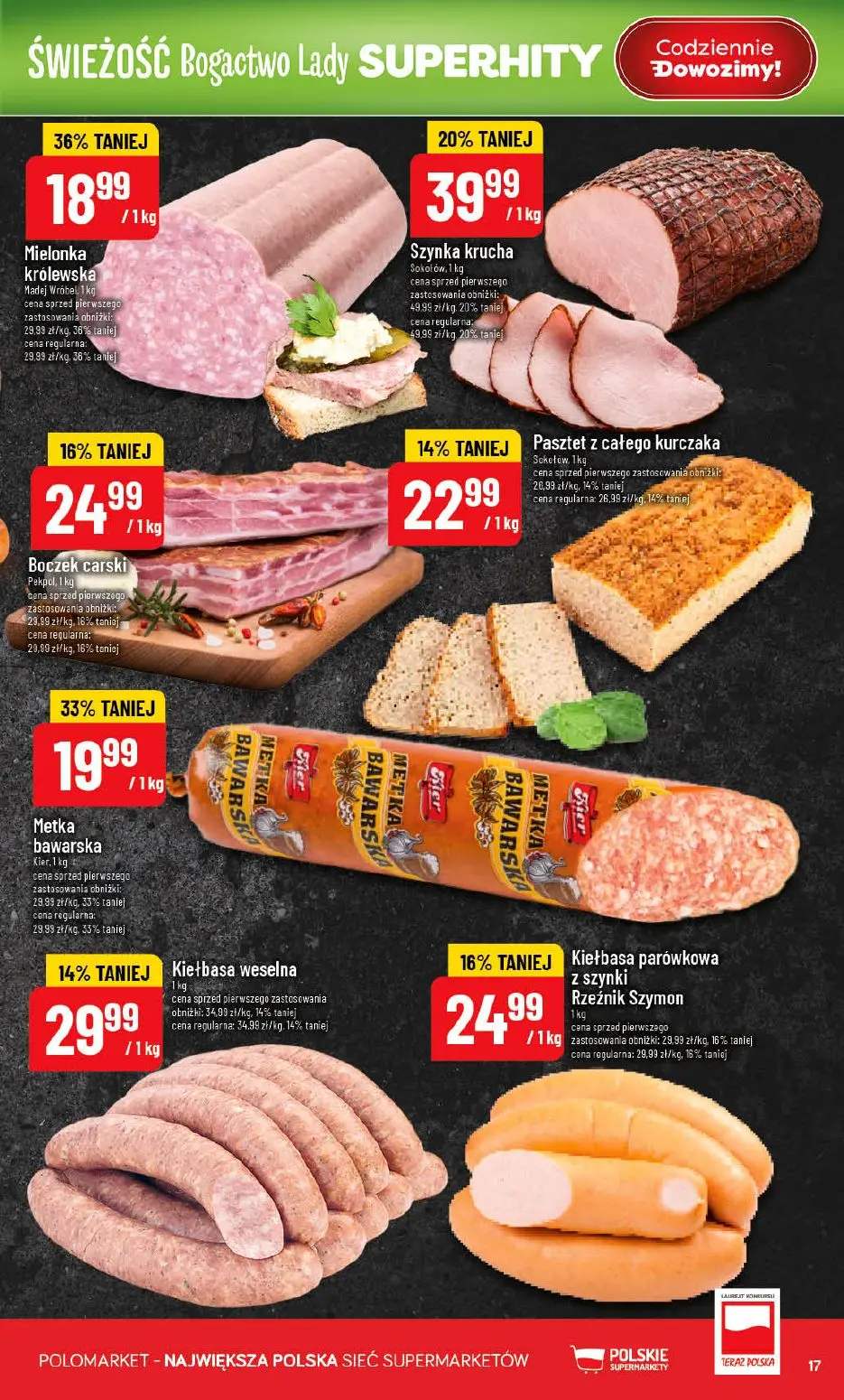 gazetka promocyjna POLOmarket Świeżość Bogactwo Lady Superhity - Strona 17