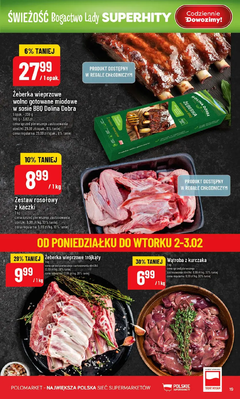 gazetka promocyjna POLOmarket Świeżość Bogactwo Lady Superhity - Strona 19