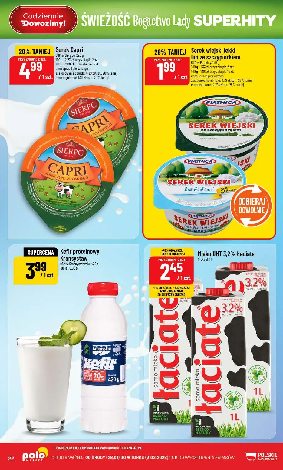 gazetka promocyjna POLOmarket Świeżość Bogactwo Lady Superhity - Strona 22