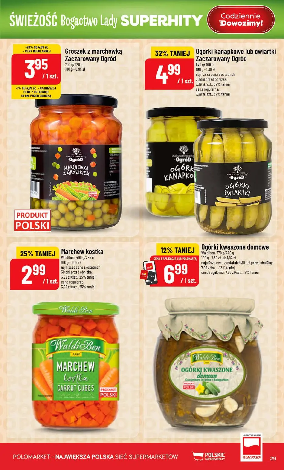gazetka promocyjna POLOmarket Świeżość Bogactwo Lady Superhity - Strona 29