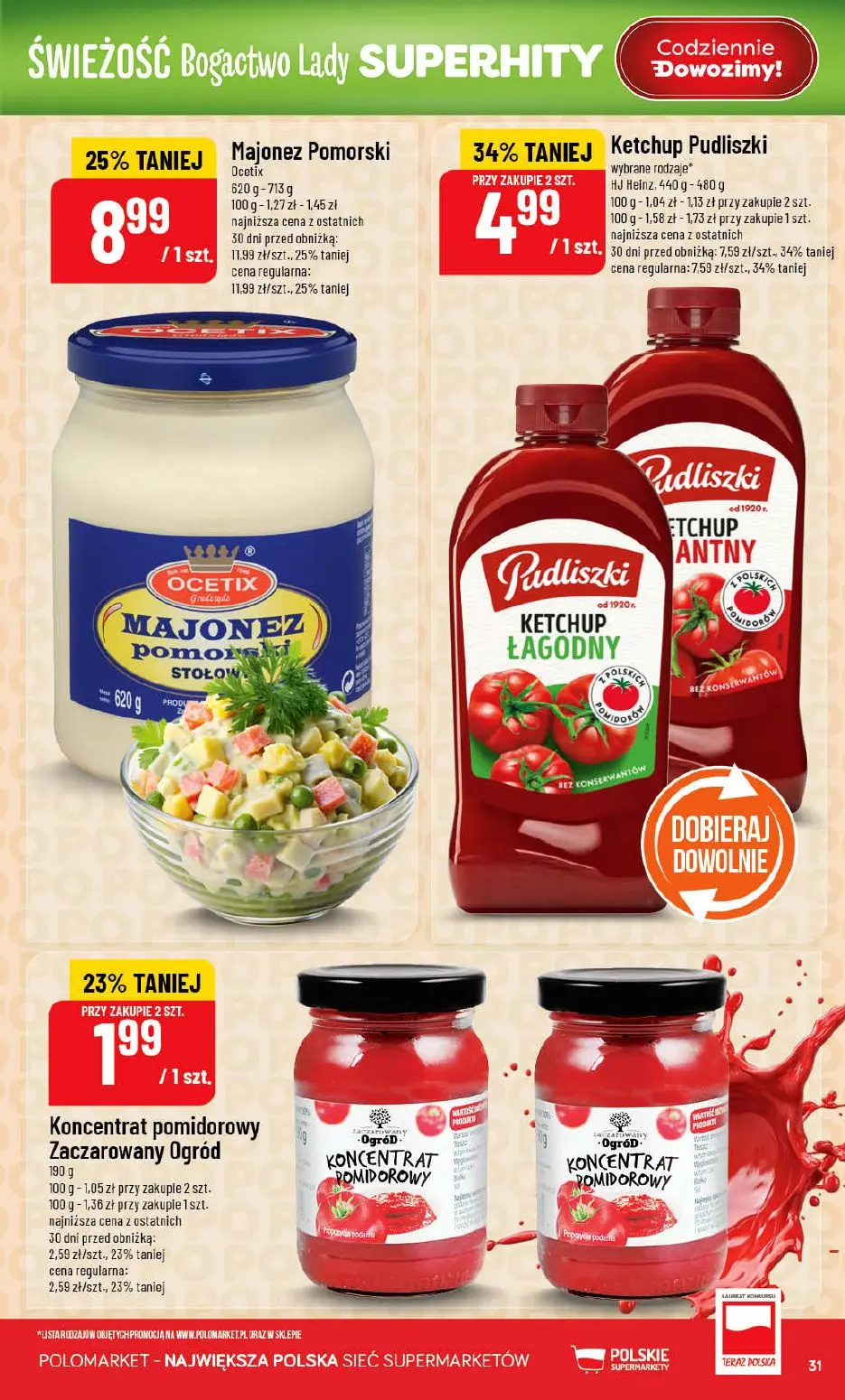 gazetka promocyjna POLOmarket Świeżość Bogactwo Lady Superhity - Strona 31