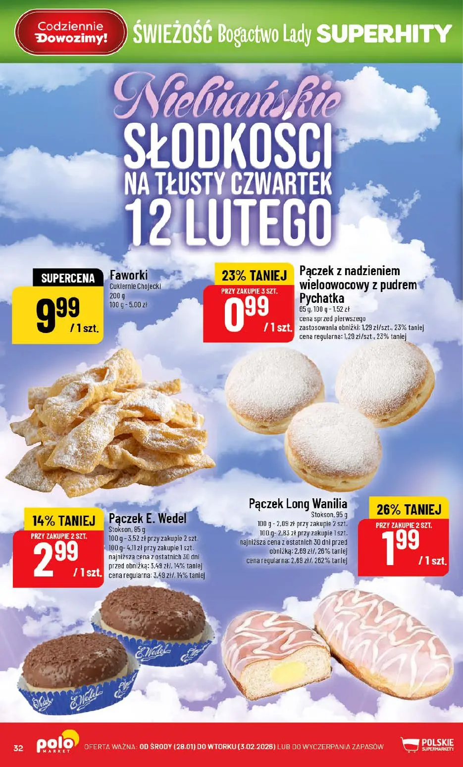gazetka promocyjna POLOmarket Świeżość Bogactwo Lady Superhity - Strona 32