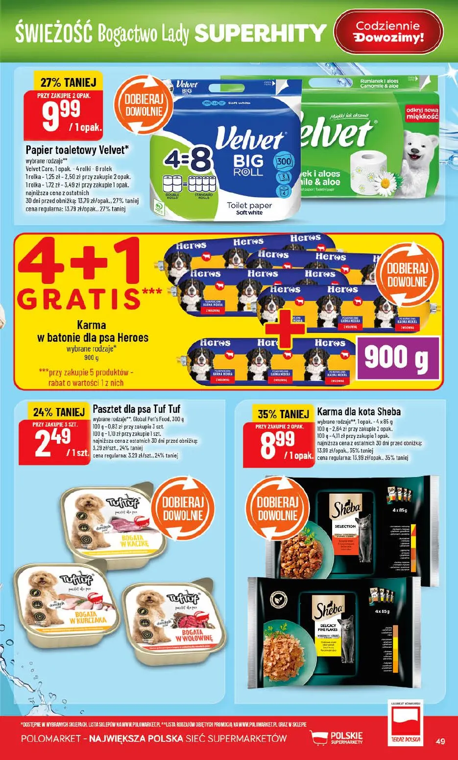 gazetka promocyjna POLOmarket Świeżość Bogactwo Lady Superhity - Strona 49
