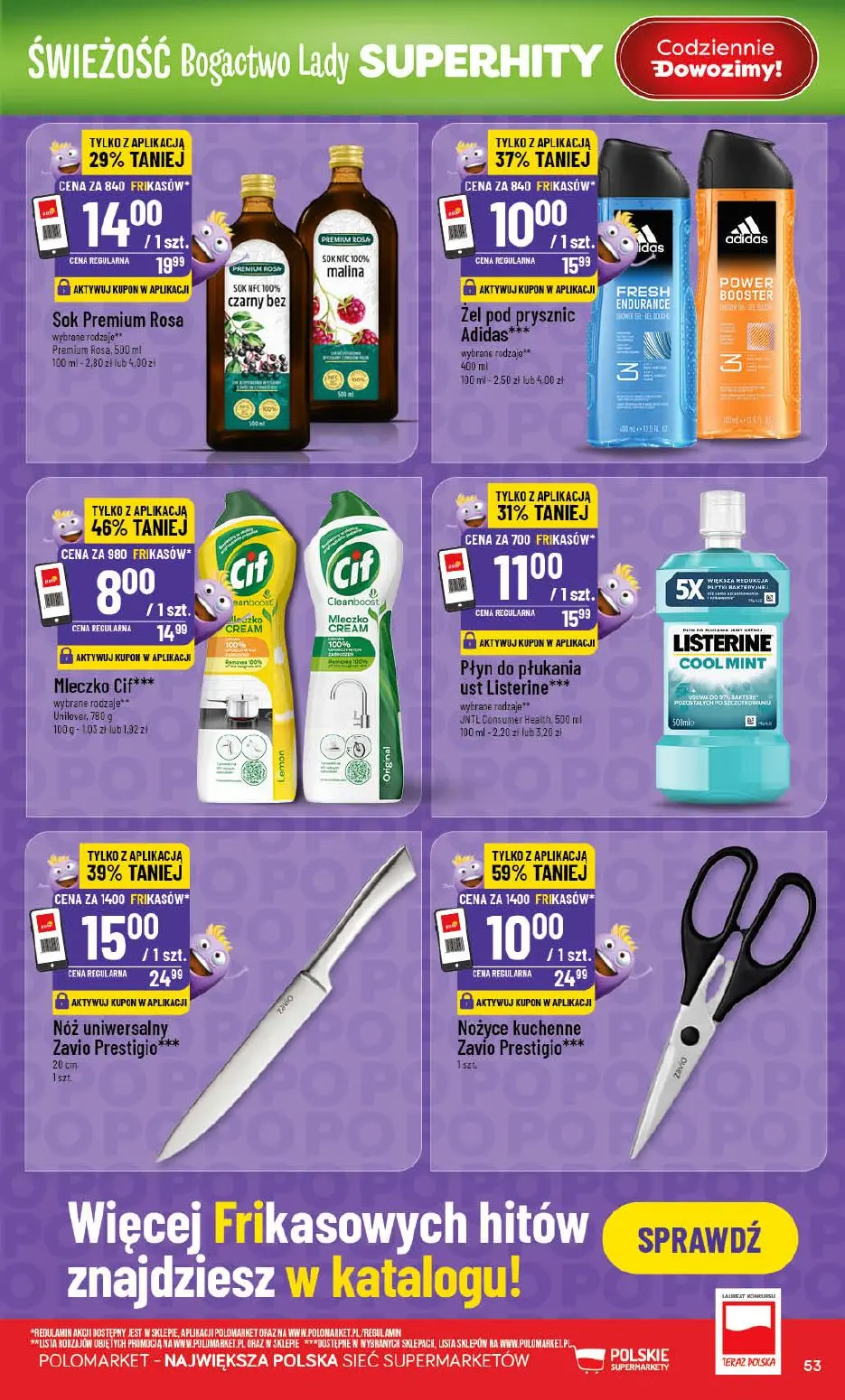 gazetka promocyjna POLOmarket Świeżość Bogactwo Lady Superhity - Strona 53