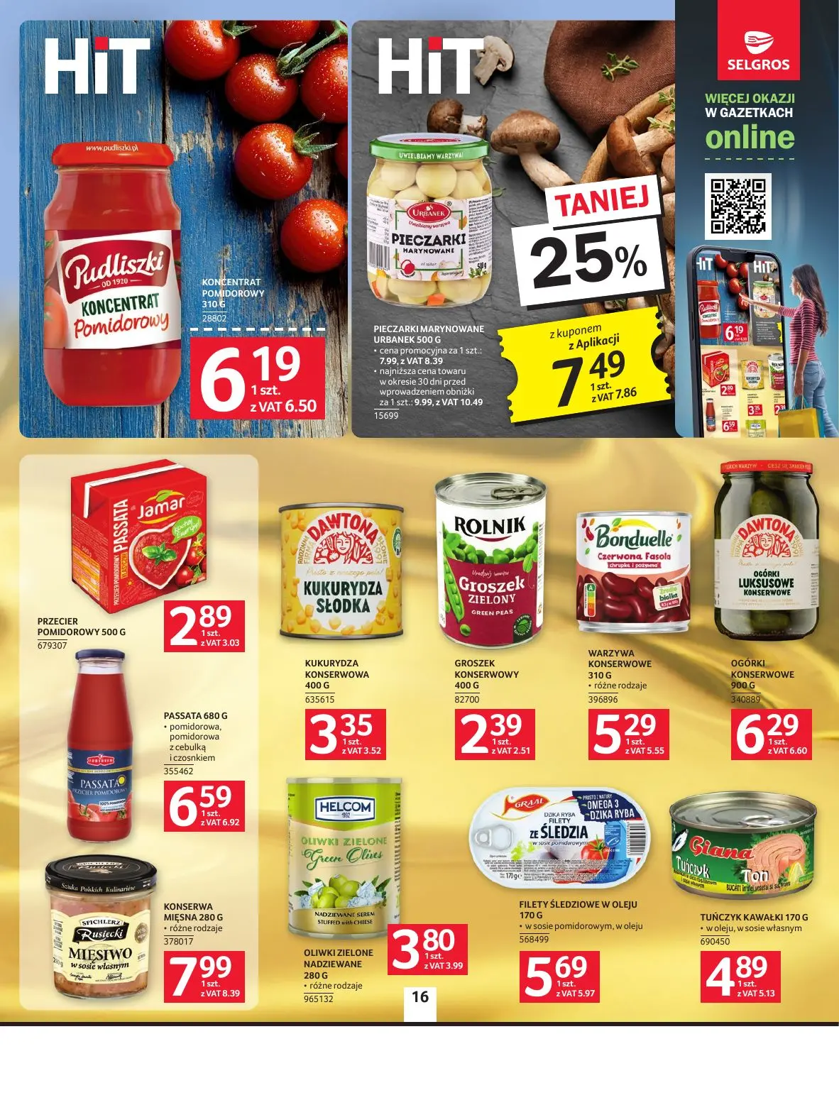 gazetka promocyjna SELGROS Oferta spożywcza - Strona 16