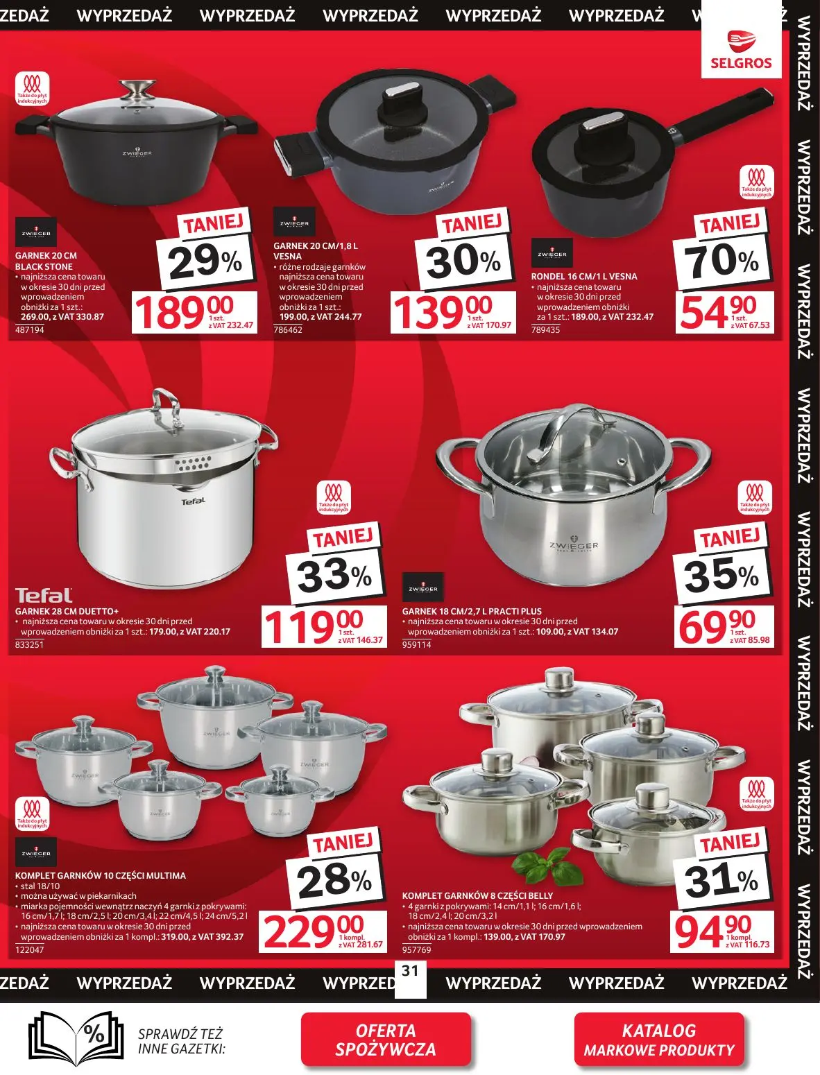 gazetka promocyjna SELGROS Oferta przemysłowa - Strona 33