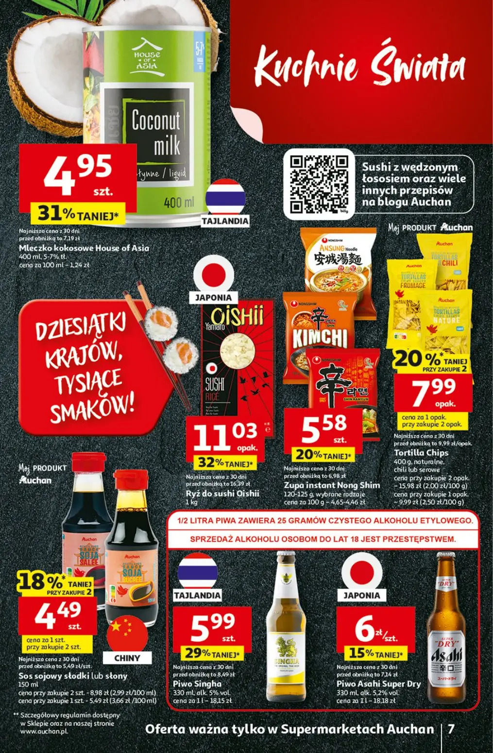 gazetka promocyjna Auchan Supermarket Kuchnie Świata - Strona 7