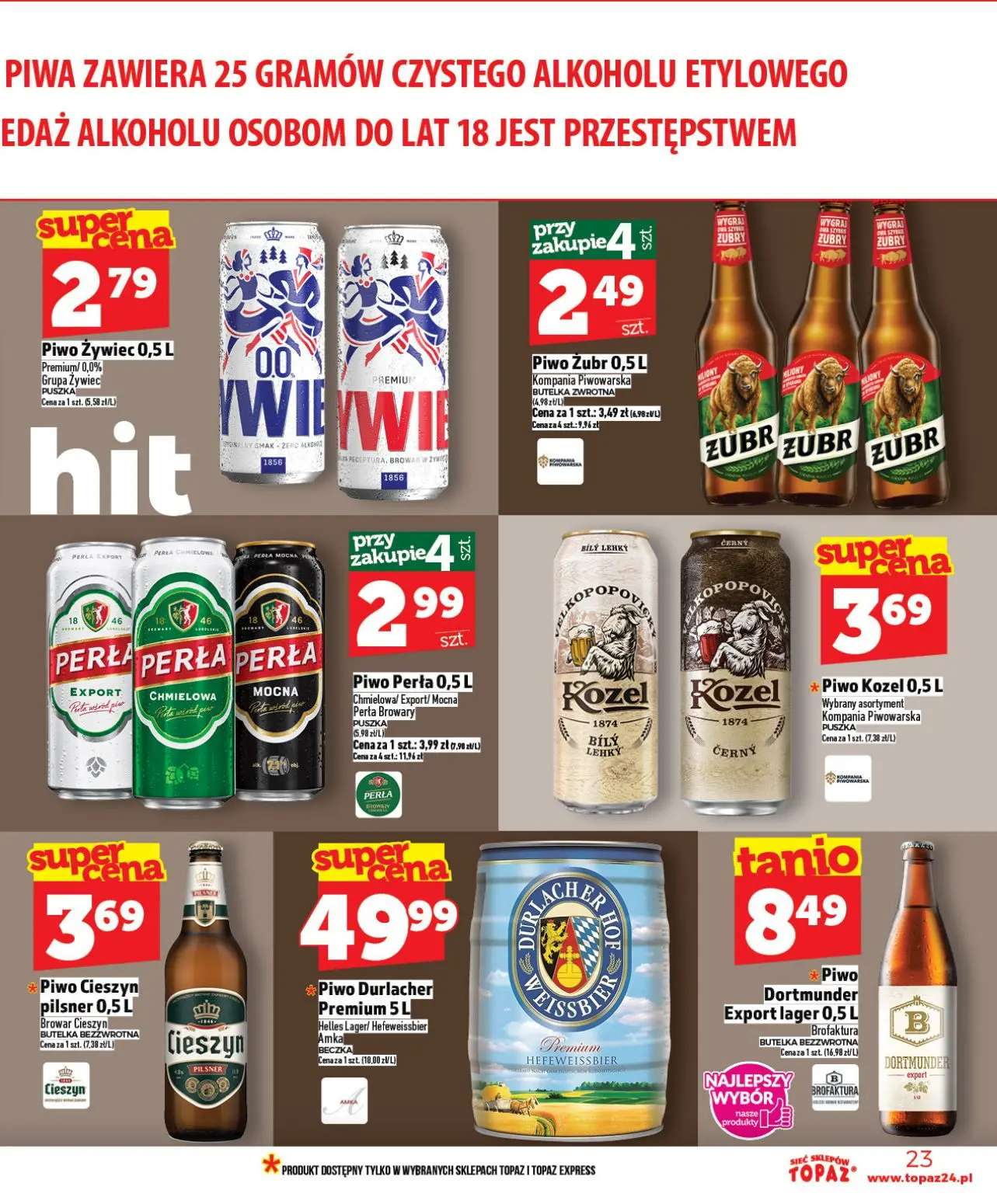gazetka promocyjna Topaz Ceny małe - Strona 23