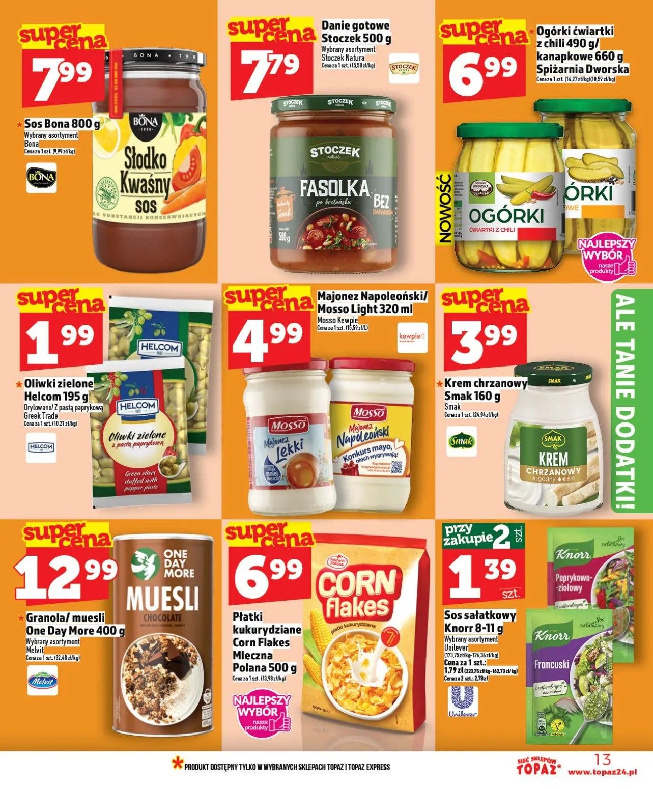 gazetka promocyjna Topaz Warszawa - Strona 13