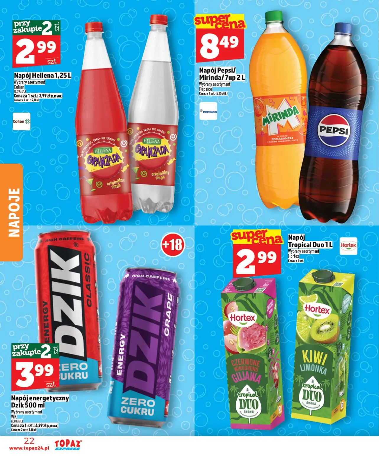 gazetka promocyjna Topaz Express - Strona 22