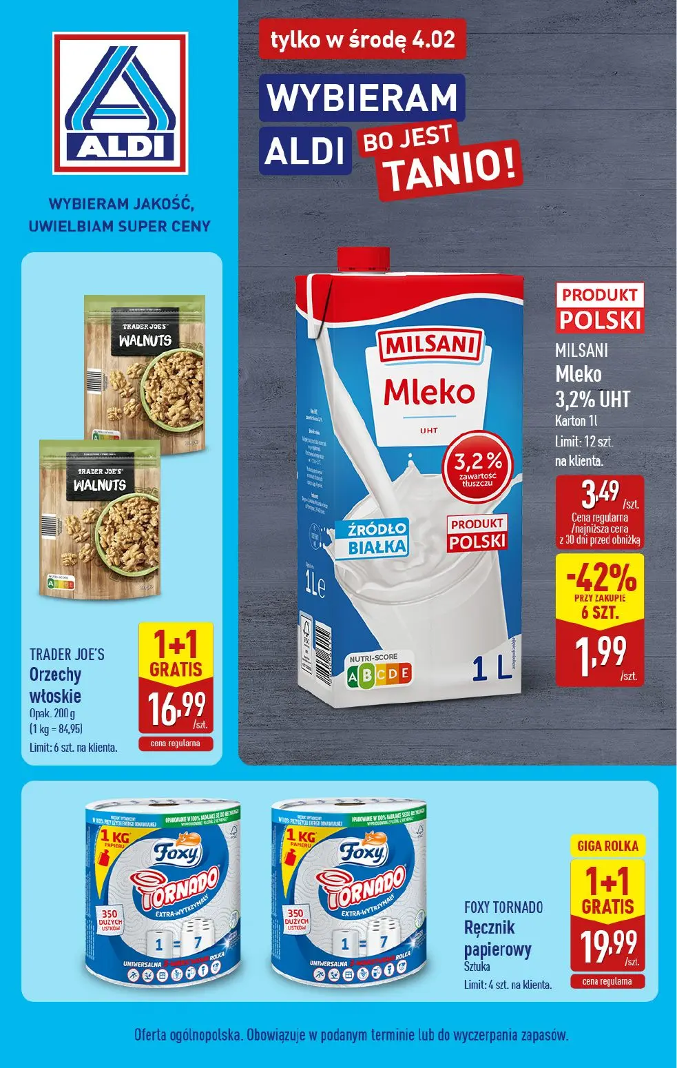 gazetka promocyjna ALDI Tylko w ŚRODĘ - Strona 1