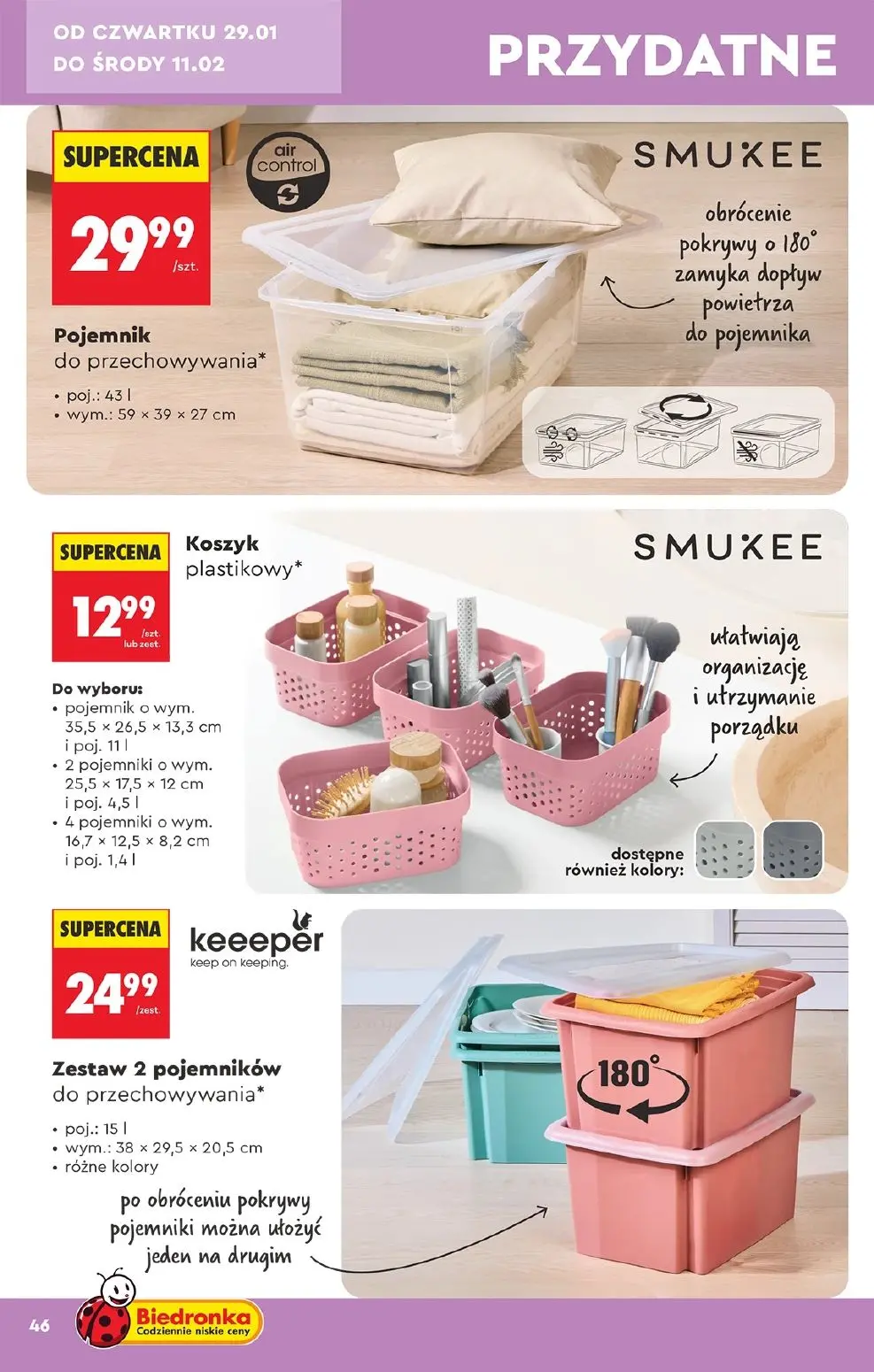 gazetka promocyjna Biedronka Hity i inspiracje - Strona 48