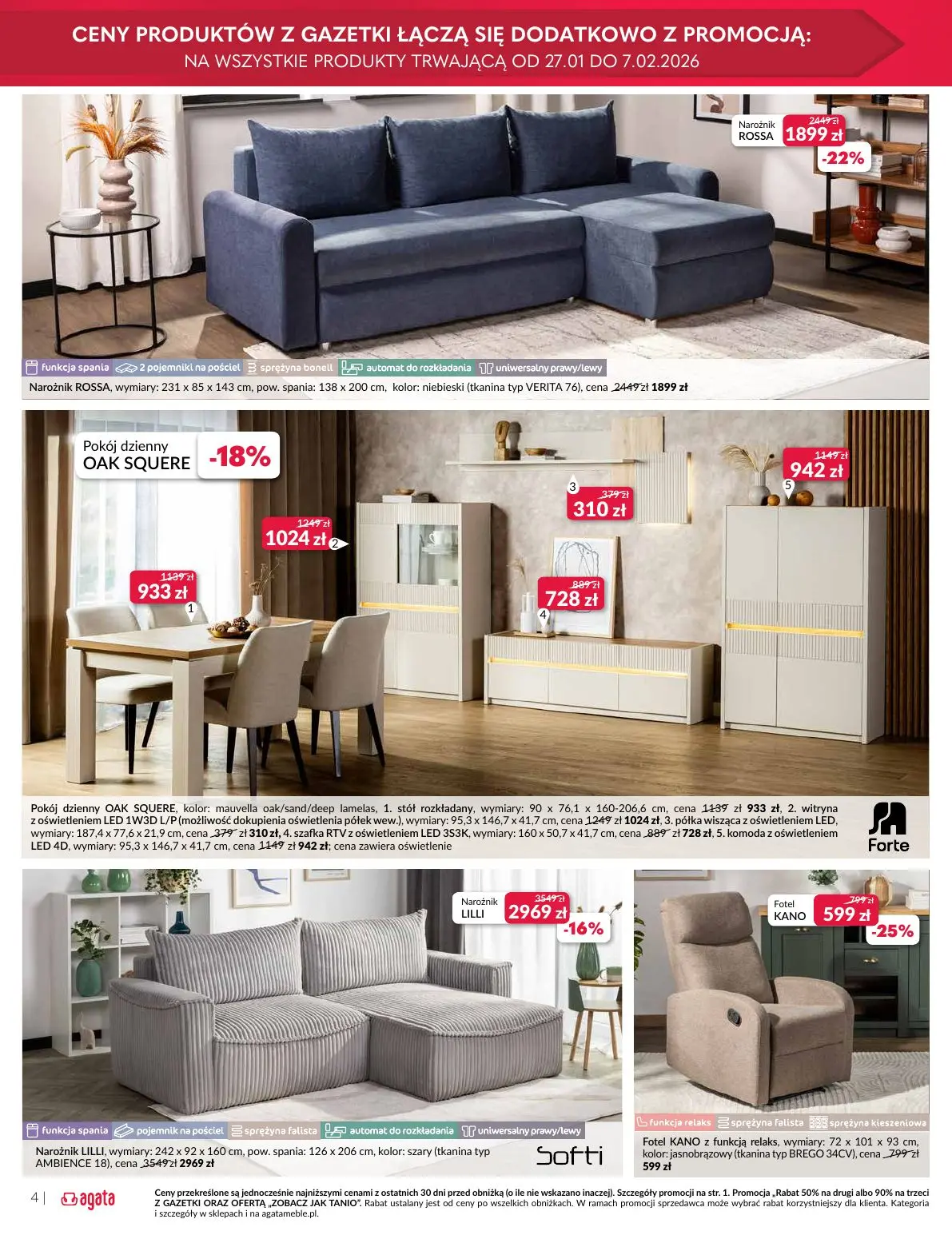 gazetka promocyjna Agata Meble i dodatki - Strona 4