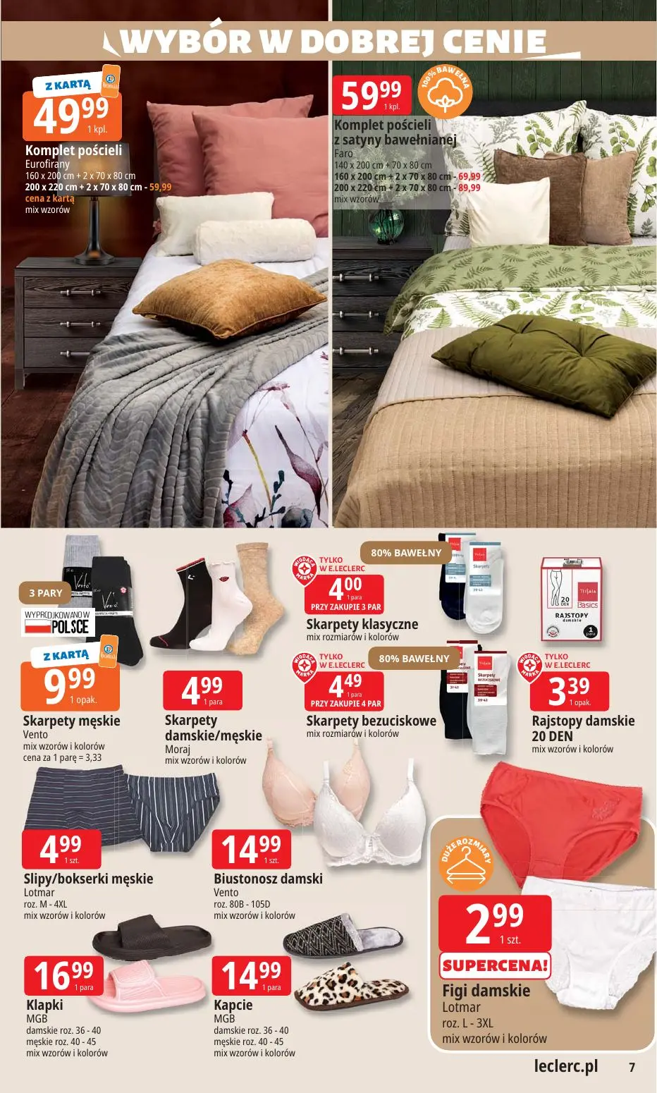 gazetka promocyjna E.Leclerc Wybór w dobrej cenie - Strona 7