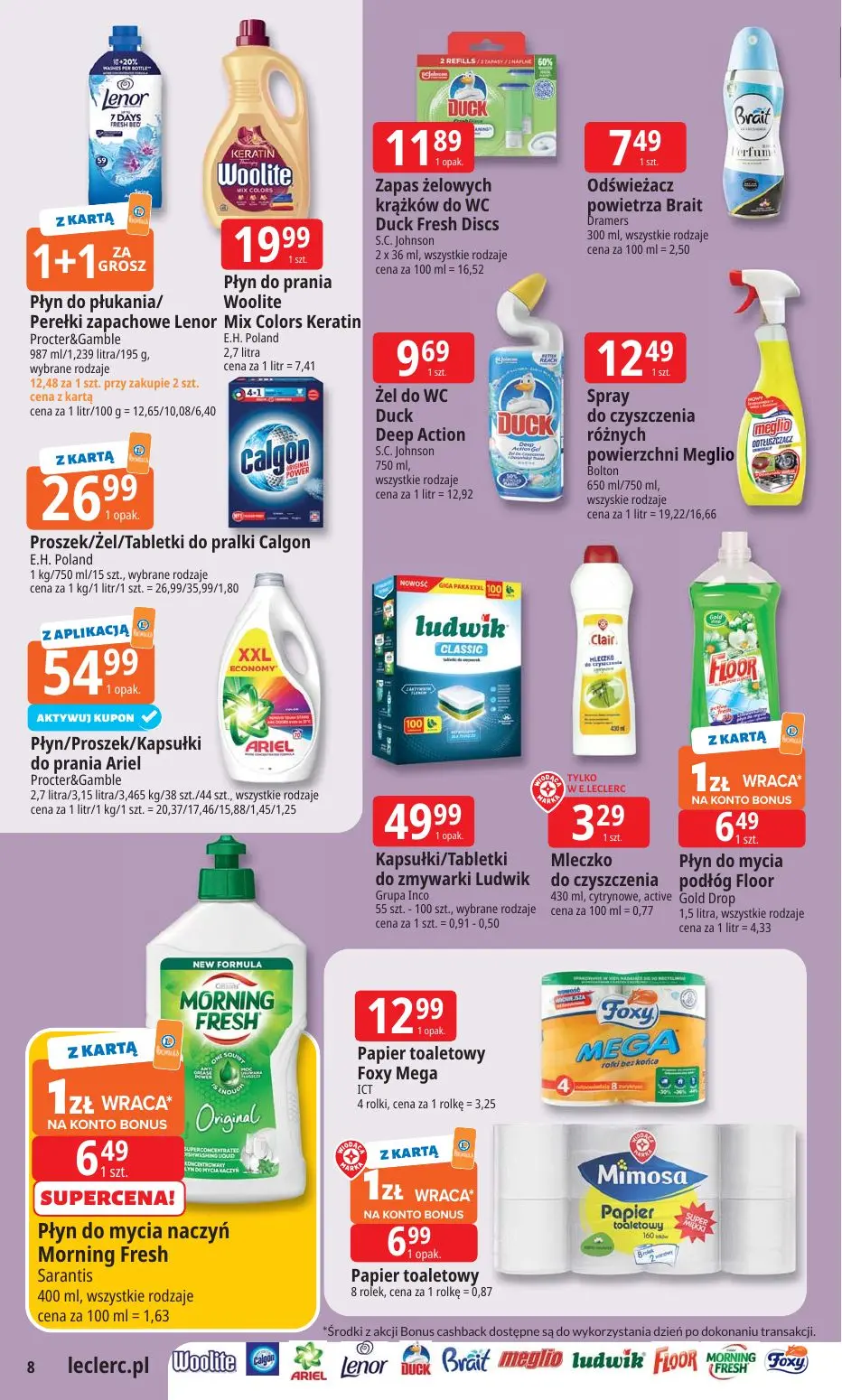 gazetka promocyjna E.Leclerc Wybór w dobrej cenie - Strona 8