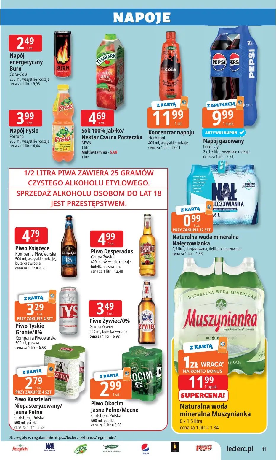 gazetka promocyjna E.Leclerc Wybór w dobrej cenie - Strona 11