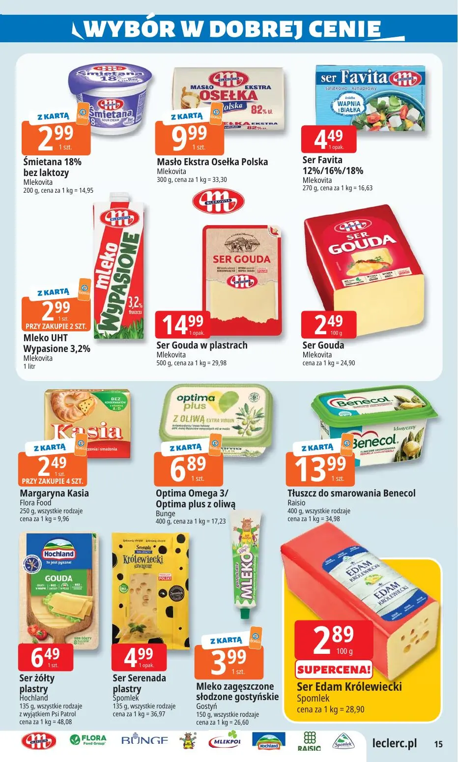 gazetka promocyjna E.Leclerc Wybór w dobrej cenie - Strona 15