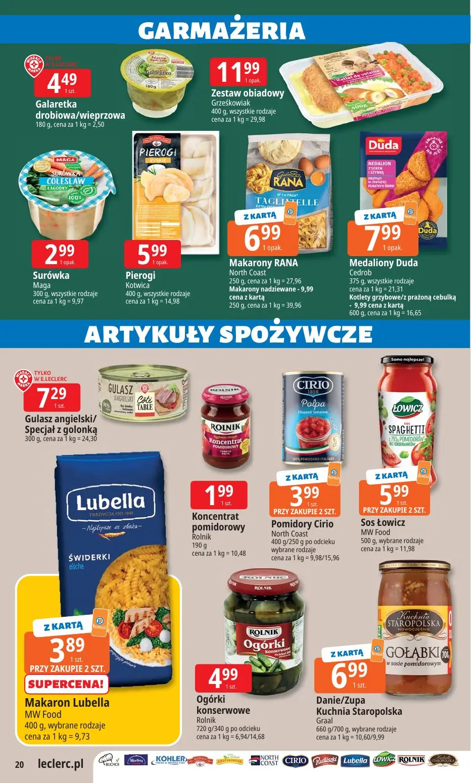 gazetka promocyjna E.Leclerc Wybór w dobrej cenie - Strona 20