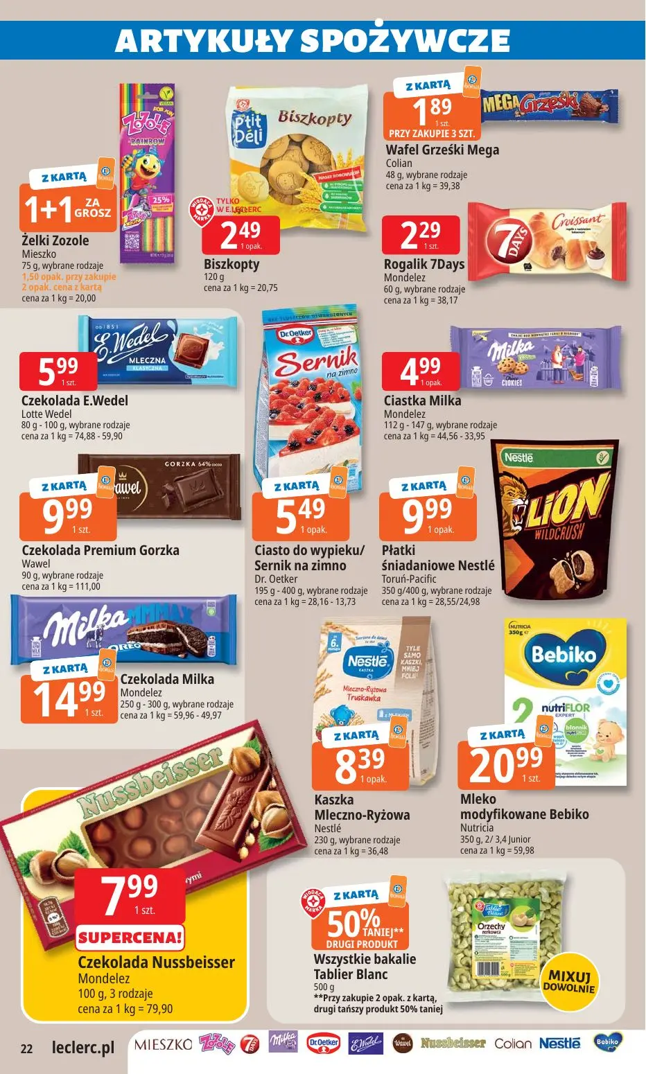 gazetka promocyjna E.Leclerc Wybór w dobrej cenie - Strona 22