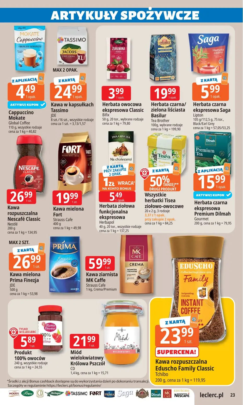 gazetka promocyjna E.Leclerc Wybór w dobrej cenie - Strona 23