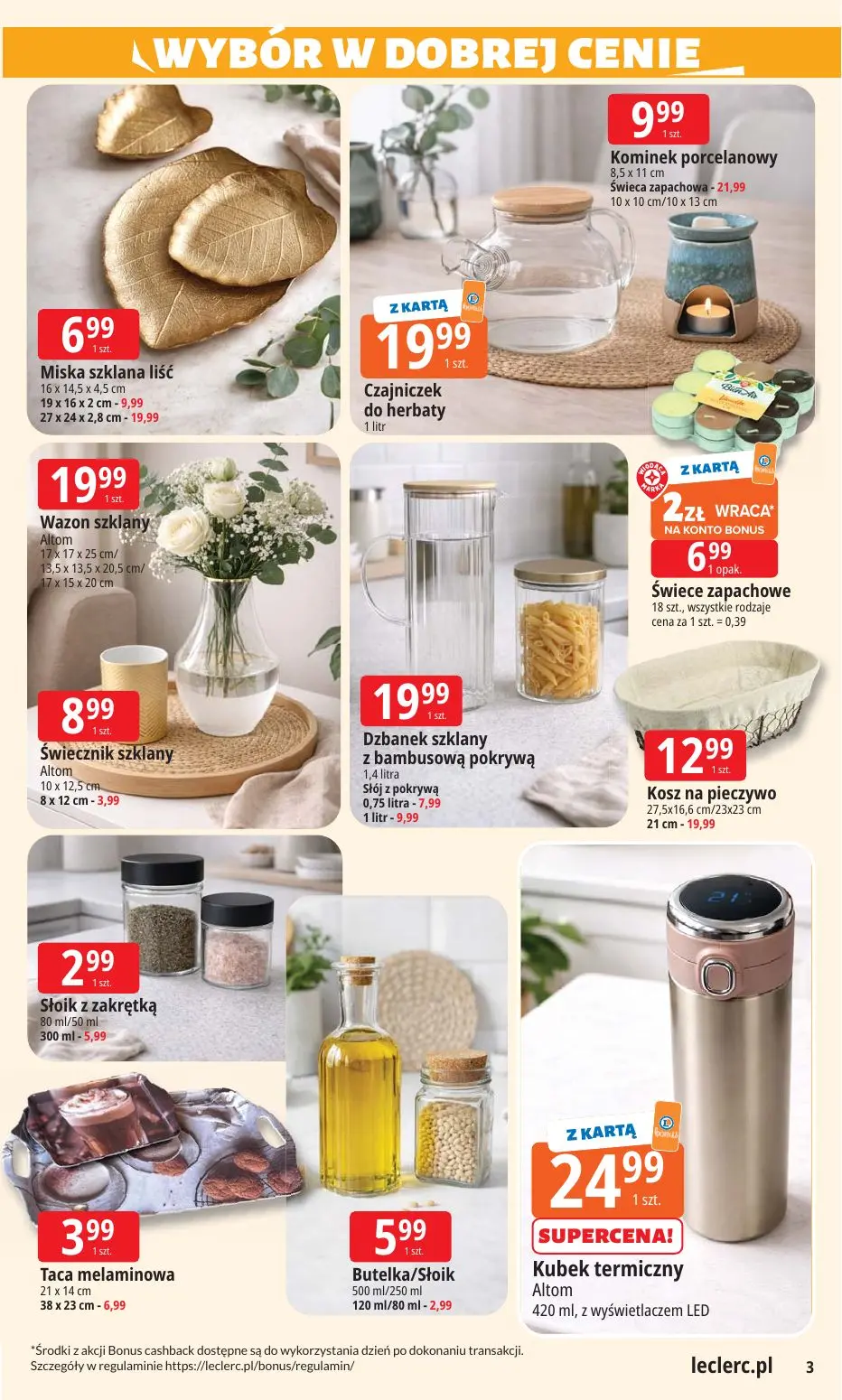 gazetka promocyjna E.Leclerc Wybór w dobrej cenie - oferta rozszerzona - Strona 3