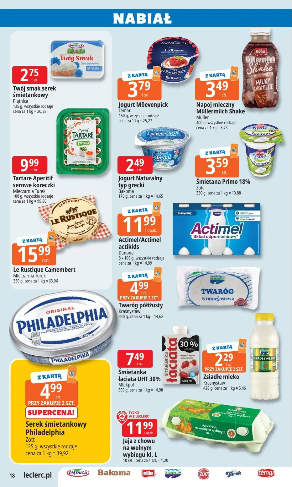 gazetka promocyjna E.Leclerc Wybór w dobrej cenie - oferta rozszerzona - Strona 18