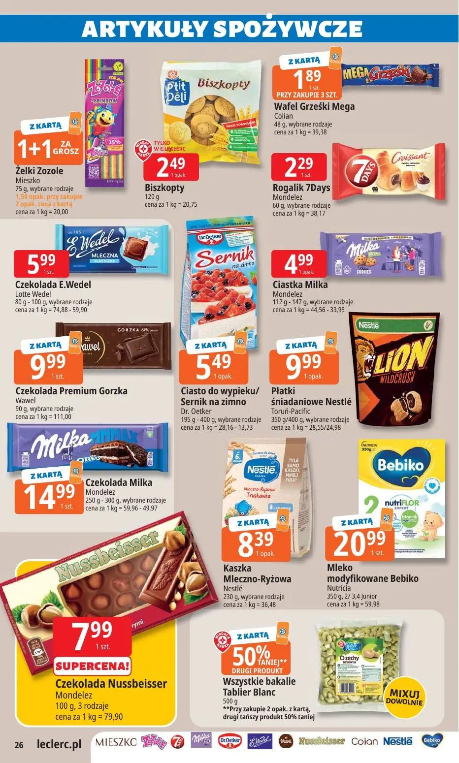 gazetka promocyjna E.Leclerc Wybór w dobrej cenie - oferta rozszerzona - Strona 26
